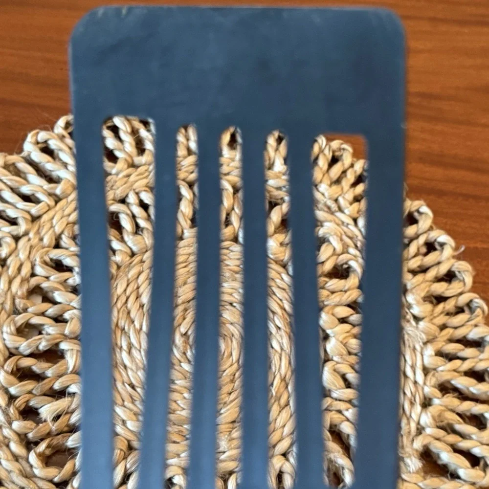 Tailormade Black Nylon Plastic Slotted Fish Spatula Whisk Kitchen‎ Utensil 12.5